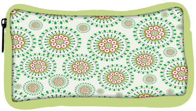 

Snoogg Eco Friendly Canvas Mixed Green Pattern Designer Student Pen Pencil Case Coin Purse Pouch Cosmetic Makeup Bag (GREEN) Pouch(Multicolor)