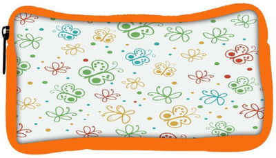 

Snoogg Eco Friendly Canvas Abstract Multicolor Butterflies Designer Student Pen Pencil Case Coin Purse Pouch Cosmetic Makeup Bag (ORANGE) Pouch(Multicolor)