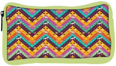 

Snoogg Eco Friendly Canvas Aztec Abstract Student Pen Pencil Case Coin Purse Pouch Cosmetic Makeup Bag (GREEN) Pouch(Multicolor)