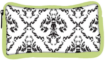 

Snoogg Eco Friendly Canvas Black And White Pattern Designer Student Pen Pencil Case Coin Purse Pouch Cosmetic Makeup Bag (GREEN) Pouch(Multicolor)