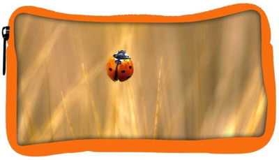 

Snoogg Eco Friendly Canvas Yellow Beatel Designer Student Pen Pencil Case Coin Purse Pouch Cosmetic Makeup Bag (ORANGE) Pouch(Multicolor)