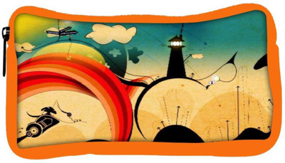 

Snoogg Eco Friendly Canvas The Abstract Life 2559 Student Pen Pencil Case Coin Purse Pouch Cosmetic Makeup Bag (ORANGE) Pouch(Multicolor)