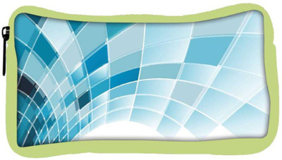 

Snoogg Eco Friendly Canvas Blue Squares Abstract Designer Student Pen Pencil Case Coin Purse Pouch Cosmetic Makeup Bag (GREEN) Pouch(Multicolor)