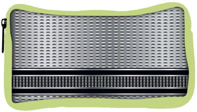 

Snoogg Eco Friendly Canvas Abstract Zippoo Designer Student Pen Pencil Case Coin Purse Pouch Cosmetic Makeup Bag (GREEN) Pouch(Multicolor)