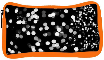 

Snoogg Eco Friendly Canvas Black And White Spots Designer Student Pen Pencil Case Coin Purse Pouch Cosmetic Makeup Bag (ORANGE) Pouch(Multicolor)