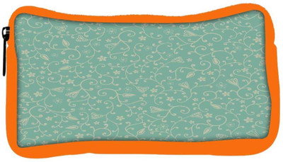 

Snoogg Eco Friendly Canvas Blue Pattern Designer Student Pen Pencil Case Coin Purse Pouch Cosmetic Makeup Bag (ORANGE) Pouch(Multicolor)