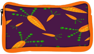 

Snoogg Eco Friendly Canvas Carrot Purple Designer Student Pen Pencil Case Coin Purse Pouch Cosmetic Makeup Bag (ORANGE) Pouch(Multicolor)