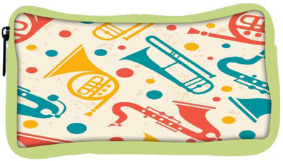 

Snoogg Eco Friendly Canvas Pipe Set Designer Student Pen Pencil Case Coin Purse Pouch Cosmetic Makeup Bag (GREEN) Pouch(Multicolor)