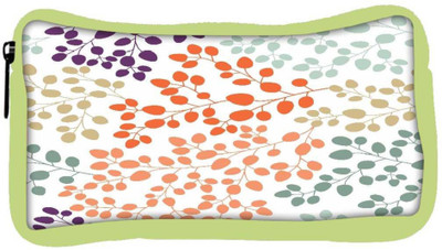 

Snoogg Eco Friendly Canvas Mixed Color Leaves Designer Student Pen Pencil Case Coin Purse Pouch Cosmetic Makeup Bag (GREEN) Pouch(Multicolor)