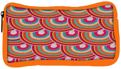 

Snoogg Eco Friendly Canvas Mixed Colors Pattern Designer Student Pen Pencil Case Coin Purse Pouch Cosmetic Makeup Bag (ORANGE) Pouch(Multicolor)