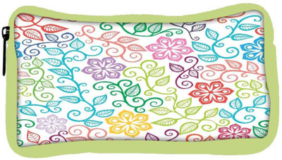 

Snoogg Eco Friendly Canvas Seamless Texture With Flowers And Butterflies Endless Floral Pattern Student Pen Pencil Case Coin Purse Pouch Cosmetic Makeup Bag (GREEN) Pouch(Multicolor)