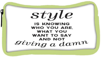 

Snoogg Eco Friendly Canvas Not Giving A Damn Student Pen Pencil Case Coin Purse Pouch Cosmetic Makeup Bag (GREEN) Pouch(Multicolor)