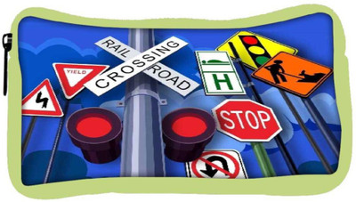 

Snoogg Eco Friendly Canvas Railway Crossing 2542 Student Pen Pencil Case Coin Purse Pouch Cosmetic Makeup Bag (GREEN) Pouch(Multicolor)