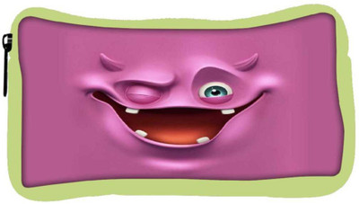 

Snoogg Eco Friendly Canvas Purple Devil Ghost 2685 Student Pen Pencil Case Coin Purse Pouch Cosmetic Makeup Bag (GREEN) Pouch(Multicolor)