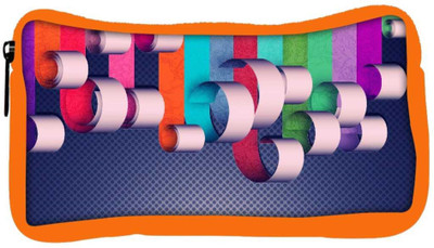 

Snoogg Eco Friendly Canvas House Paint Designer Student Pen Pencil Case Coin Purse Pouch Cosmetic Makeup Bag (ORANGE) Pouch(Multicolor)