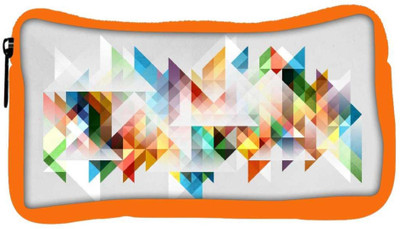 

Snoogg Eco Friendly Canvas Abstract Colourful Theme Student Pen Pencil Case Coin Purse Pouch Cosmetic Makeup Bag (ORANGE) Pouch(Multicolor)