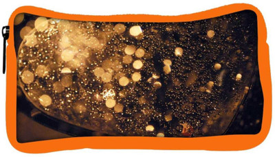 

Snoogg Eco Friendly Canvas Rain Mirrors Water Drops Designer Student Pen Pencil Case Coin Purse Pouch Cosmetic Makeup Bag (ORANGE) Pouch(Multicolor)