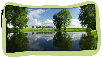 

Snoogg Eco Friendly Canvas Green Tree And Clouds Designer Student Pen Pencil Case Coin Purse Pouch Cosmetic Makeup Bag (GREEN) Pouch(Multicolor)