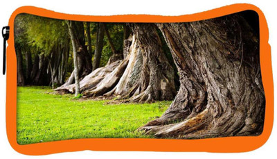 

Snoogg Eco Friendly Canvas Huge Tress Designer Student Pen Pencil Case Coin Purse Pouch Cosmetic Makeup Bag (ORANGE) Pouch(Multicolor)