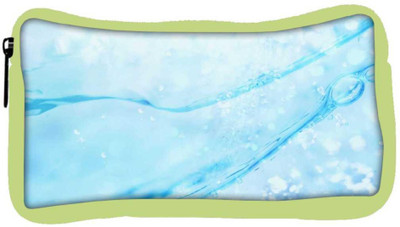 

Snoogg Eco Friendly Canvas Water Drops Designer Student Pen Pencil Case Coin Purse Pouch Cosmetic Makeup Bag (GREEN) Pouch(Multicolor)