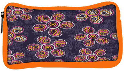 

Snoogg Eco Friendly Canvas Dark Florals Designer Student Pen Pencil Case Coin Purse Pouch Cosmetic Makeup Bag (ORANGE) Pouch(Multicolor)