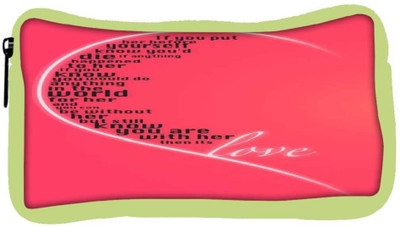

Snoogg Eco Friendly Canvas Valentines Day Girly Love Designer Student Pen Pencil Case Coin Purse Pouch Cosmetic Makeup Bag (GREEN) Pouch(Multicolor)