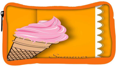 

Snoogg Eco Friendly Canvas Abstract Summer Background Student Pen Pencil Case Coin Purse Pouch Cosmetic Makeup Bag (ORANGE) Pouch(Multicolor)