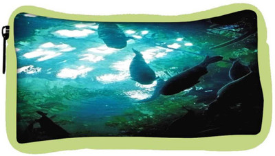 

Snoogg Eco Friendly Canvas Aquarium Fishes Student Pen Pencil Case Coin Purse Pouch Cosmetic Makeup Bag (GREEN) Pouch(Multicolor)