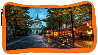 

Snoogg Eco Friendly Canvas Streets At Nite Designer Student Pen Pencil Case Coin Purse Pouch Cosmetic Makeup Bag (ORANGE) Pouch(Multicolor)