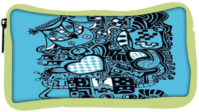 

Snoogg Eco Friendly Canvas Blue Owl Designer Student Pen Pencil Case Coin Purse Pouch Cosmetic Makeup Bag (GREEN) Pouch(Multicolor)
