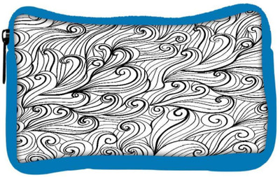 

Snoogg Eco Friendly Canvas Black Pattern Grey Designer Student Pen Pencil Case Coin Purse Pouch Cosmetic Makeup Bag (BLUE) Pouch(Multicolor)