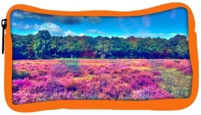 

Snoogg Eco Friendly Canvas Hippie World Student Pen Pencil Case Coin Purse Pouch Cosmetic Makeup Bag (ORANGE) Pouch(Multicolor)