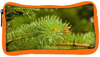 

Snoogg Eco Friendly Canvas Water Drops In Tree Designer Student Pen Pencil Case Coin Purse Pouch Cosmetic Makeup Bag (ORANGE) Pouch(Multicolor)