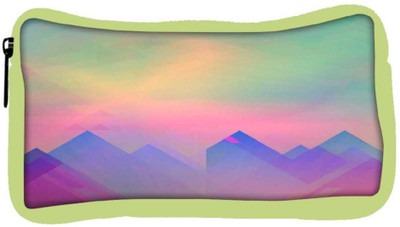 

Snoogg Eco Friendly Canvas Abstract Formations Student Pen Pencil Case Coin Purse Pouch Cosmetic Makeup Bag (GREEN) Pouch(Multicolor)