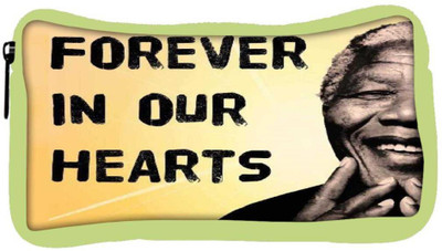 

Snoogg Eco Friendly Canvas Mandela In Our Hearts Student Pen Pencil Case Coin Purse Pouch Cosmetic Makeup Bag (GREEN) Pouch(Multicolor)