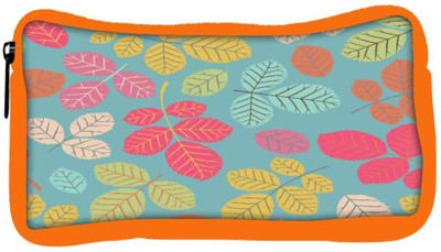 

Snoogg Eco Friendly Canvas Colorful Leaves Designer Student Pen Pencil Case Coin Purse Pouch Cosmetic Makeup Bag (ORANGE) Pouch(Multicolor)