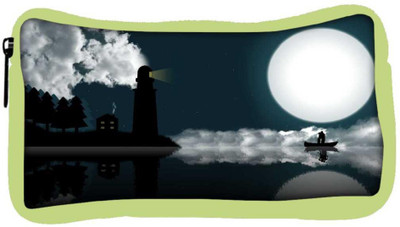 

Snoogg Eco Friendly Canvas Light House Designer Student Pen Pencil Case Coin Purse Pouch Cosmetic Makeup Bag (GREEN) Pouch(Multicolor)