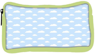 

Snoogg Eco Friendly Canvas White Clouds Designer Student Pen Pencil Case Coin Purse Pouch Cosmetic Makeup Bag (GREEN) Pouch(Multicolor)