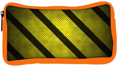 

Snoogg Eco Friendly Canvas Yellow Strips Designer Student Pen Pencil Case Coin Purse Pouch Cosmetic Makeup Bag (ORANGE) Pouch(Multicolor)