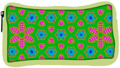 

Snoogg Eco Friendly Canvas Geometrical Pattern Designer Student Pen Pencil Case Coin Purse Pouch Cosmetic Makeup Bag (GREEN) Pouch(Multicolor)