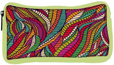 

Snoogg Eco Friendly Canvas Seamless Abstract Hand Drawn Waves Pattern Student Pen Pencil Case Coin Purse Pouch Cosmetic Makeup Bag (GREEN) Pouch(Multicolor)