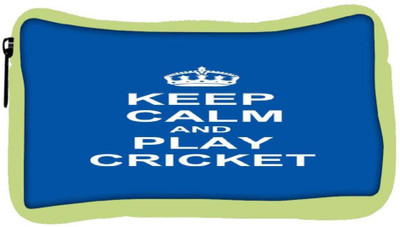 

Snoogg Eco Friendly Canvas Keep Calm And Play Cricket Student Pen Pencil Case Coin Purse Pouch Cosmetic Makeup Bag (GREEN) Pouch(Multicolor)