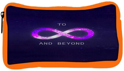 

Snoogg Eco Friendly Canvas To Infinity And Beyond Student Pen Pencil Case Coin Purse Pouch Cosmetic Makeup Bag (ORANGE) Pouch(Multicolor)