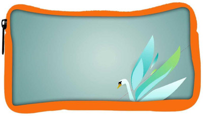 

Snoogg Eco Friendly Canvas Colorful Swan Designer Student Pen Pencil Case Coin Purse Pouch Cosmetic Makeup Bag (ORANGE) Pouch(Multicolor)