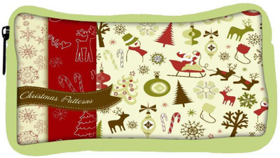 

Snoogg Eco Friendly Canvas Christmas Season Designer Student Pen Pencil Case Coin Purse Pouch Cosmetic Makeup Bag (GREEN) Pouch(Multicolor)