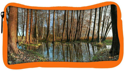 

Snoogg Eco Friendly Canvas Small Pond In Forest Designer Student Pen Pencil Case Coin Purse Pouch Cosmetic Makeup Bag (ORANGE) Pouch(Multicolor)
