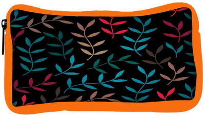 

Snoogg Eco Friendly Canvas Colorful Leaves Branches Designer Student Pen Pencil Case Coin Purse Pouch Cosmetic Makeup Bag (ORANGE) Pouch(Multicolor)