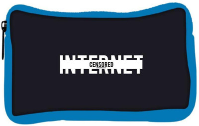 

Snoogg Eco Friendly Canvas Internet Censored Designer Student Pen Pencil Case Coin Purse Pouch Cosmetic Makeup Bag (BLUE) Pouch(Multicolor)