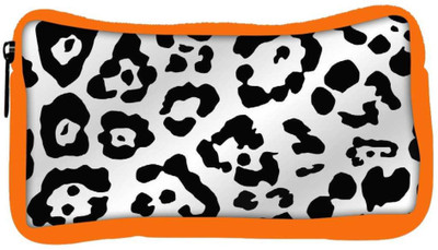 

Snoogg Eco Friendly Canvas Leopard Skin White And Black Student Pen Pencil Case Coin Purse Pouch Cosmetic Makeup Bag (ORANGE) Pouch(Multicolor)