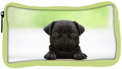

Snoogg Eco Friendly Canvas Black Puppy Designer Student Pen Pencil Case Coin Purse Pouch Cosmetic Makeup Bag (GREEN) Pouch(Multicolor)